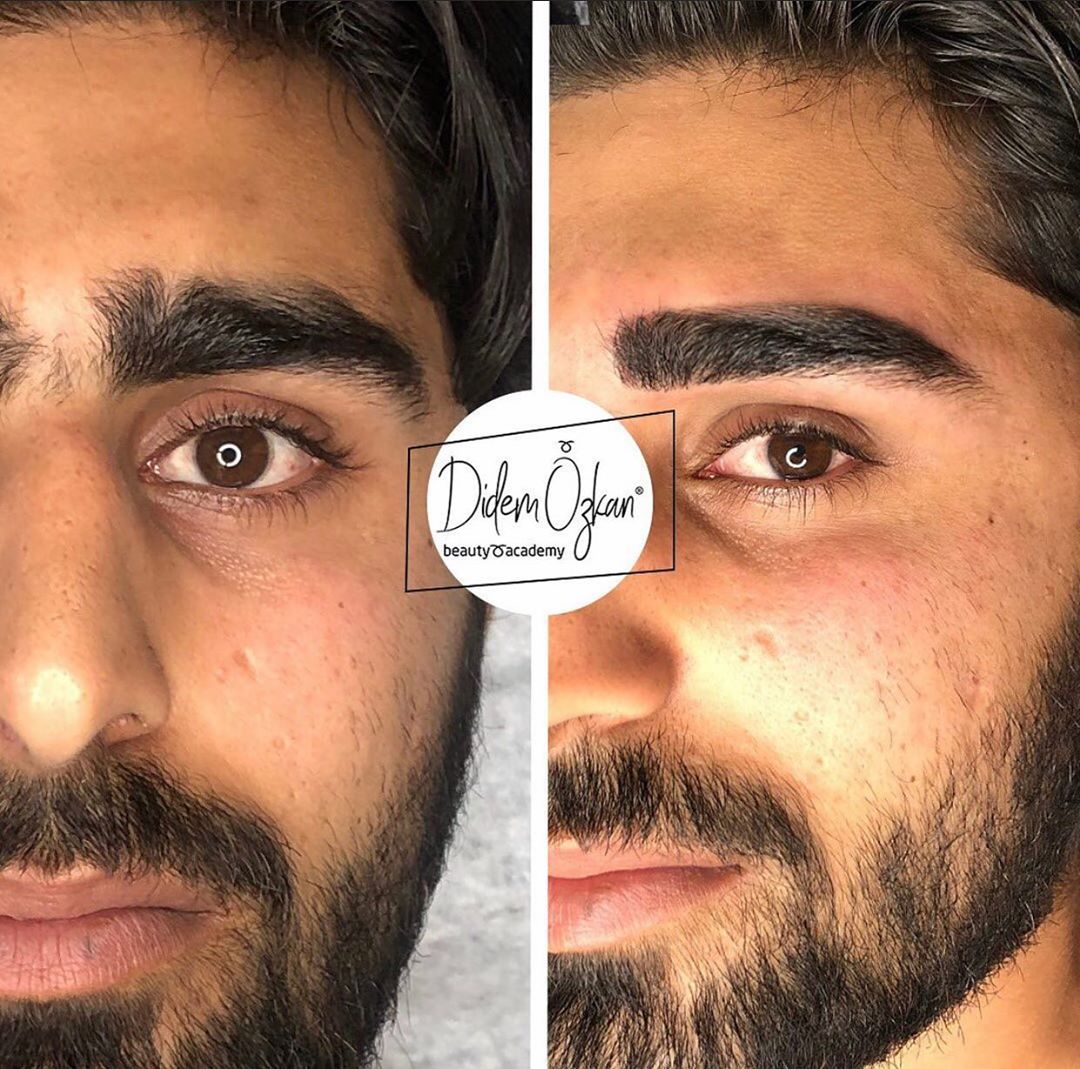 4D ANATOMIC MALE EYEBROW DESIGN
#vorher und nachher
Abgesehen von der Veränderung der Augenbrauen …